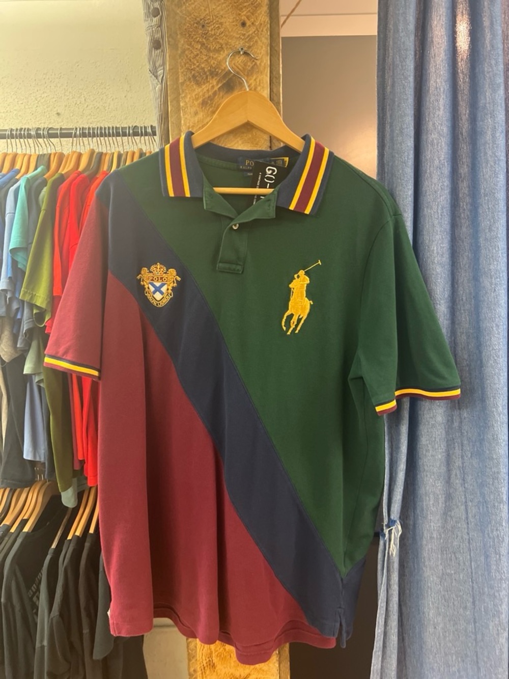 Vintage Ralph Lauren multicoloured polo shirt